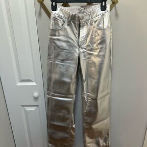 Abercrombie & Fitch Silver Straight Leg Jeans